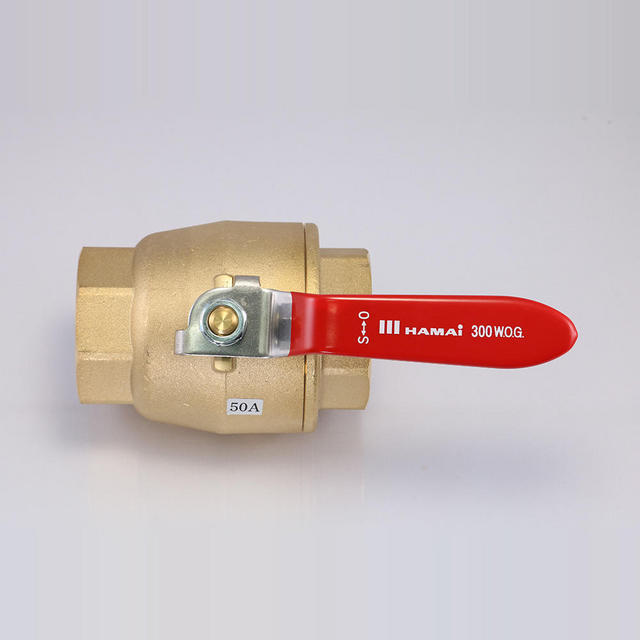 HBS-47型 PCW禁油仕様 フルボア 黄銅製ボールバルブ（10A～50A）