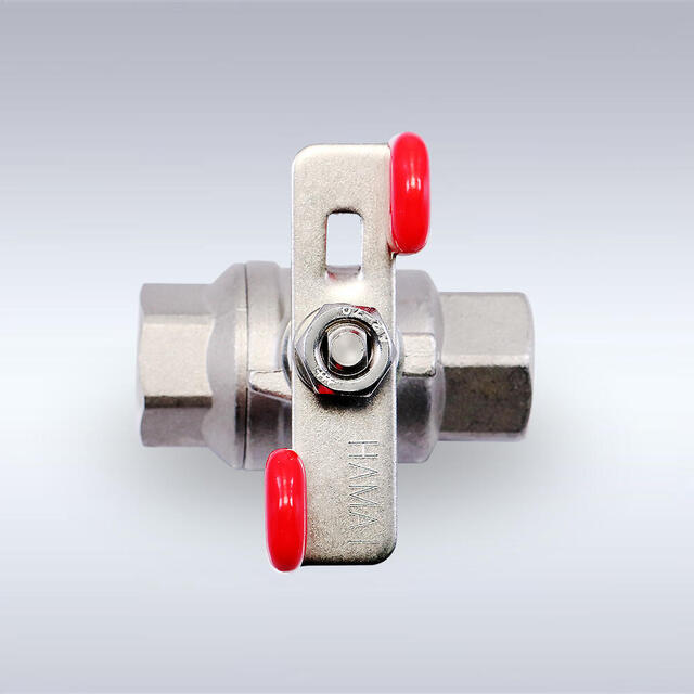 FST-02型 フルボア相当 つまみハンドル型 ステンレス製ボールバルブ（08A～25A）