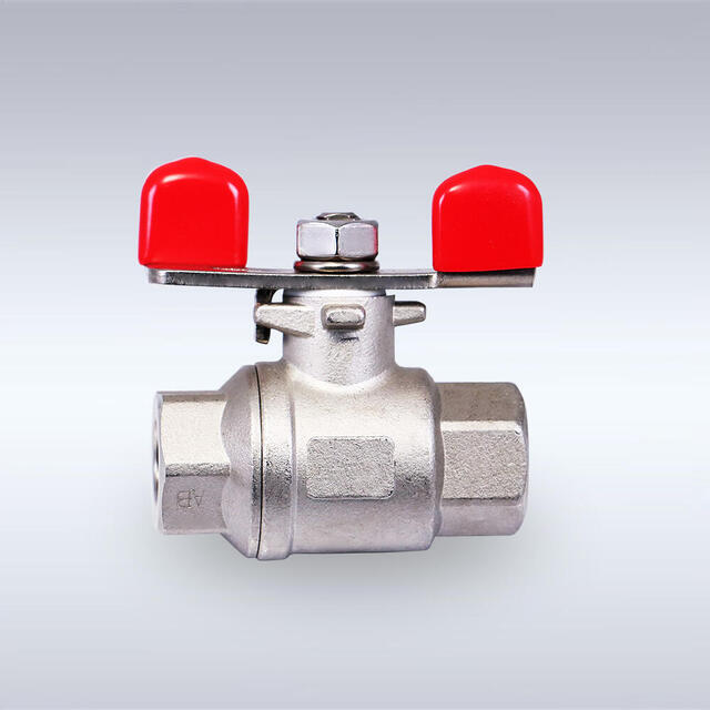 FST-02型 フルボア相当 つまみハンドル型 ステンレス製ボールバルブ（08A～25A）