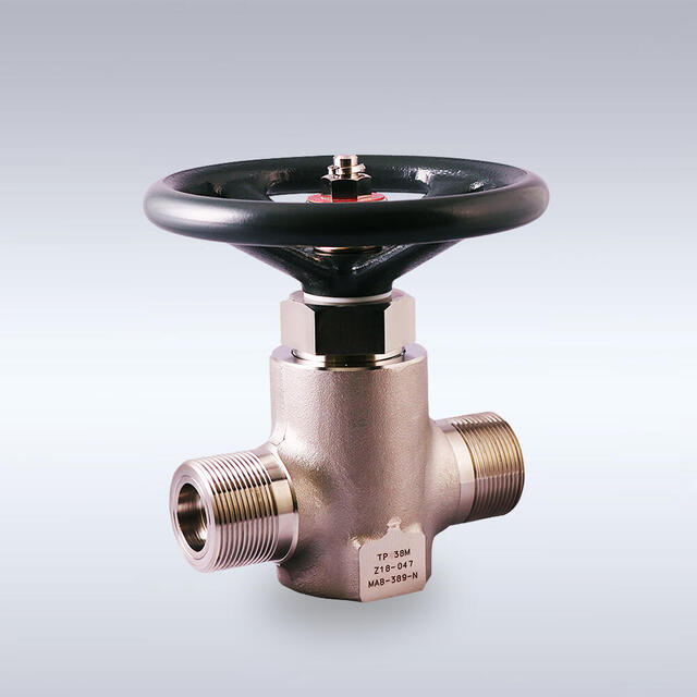 PS-119-R型 高純度ガス配管用 ステンレス製バックシートバルブ（ストレート型、19mm）