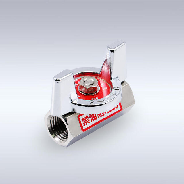 BSS-217/273/857型 PCW禁油仕様 蝶ハンドル型 ステンレス製ボールバルブ（08A～50A）