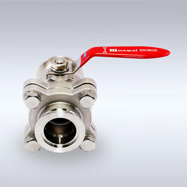 TSS-110型 RoHS対応 NWフランジ接続 ステンレス製ボールバルブ（40NW）