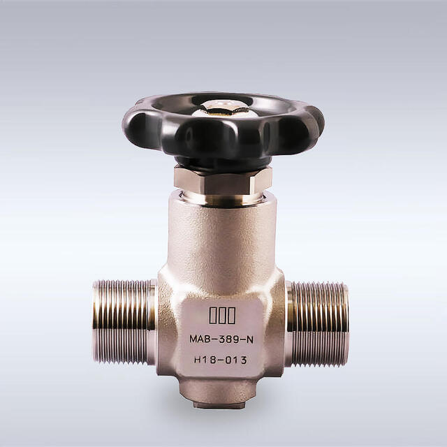 PS-110-R型 高純度ガス配管用 ステンレス製バックシートバルブ（ストレート型、10mm）