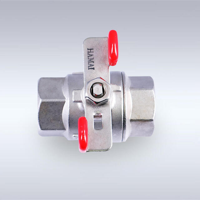 FST-02型 フルボア相当 つまみハンドル型 ステンレス製ボールバルブ（08A～25A）