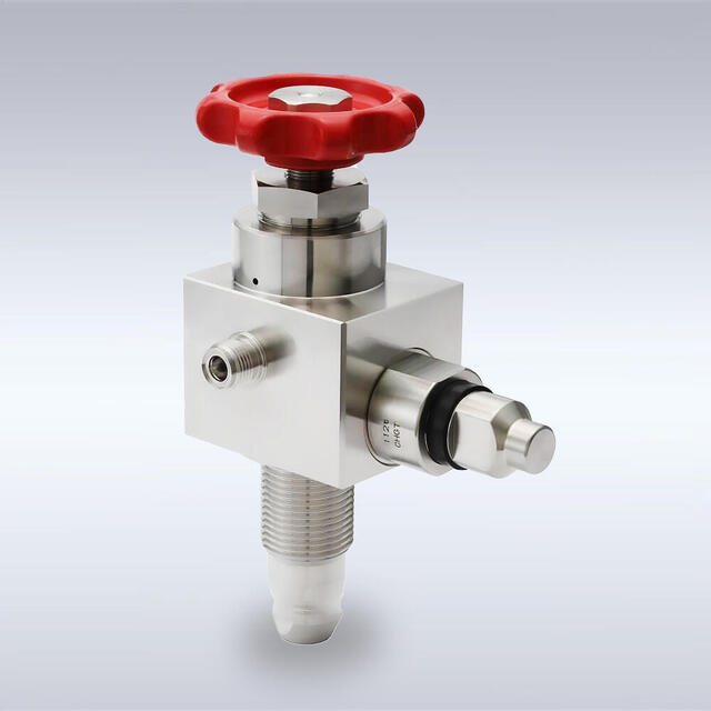 圧縮水素運送自動車用手動バルブ（45MPa・OTMV-H45）