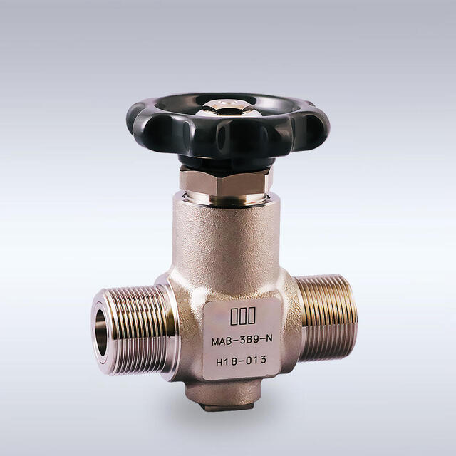 PS-110-R型 高純度ガス配管用 ステンレス製バックシートバルブ（ストレート型、10mm）