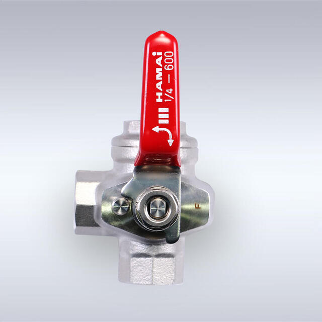 RSS-31型 PCW禁油仕様 ステンレス製 3方ボールバルブ（08A～25A）