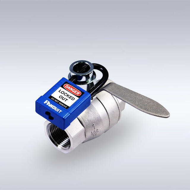 TSS-124型 PCW禁油仕様 RoHS2.0対応 キーロック機能付き ロックアウト フルボア相当 ステンレス製ボールバルブ（08A～50A）