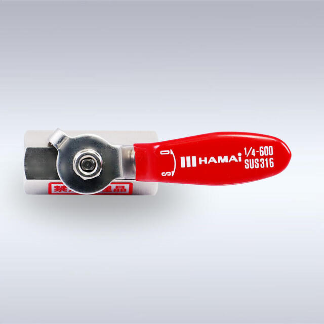 BSS-43/833型 PCW禁油仕様 レバーハンドル型 ステンレス製ボールバルブ（08A～50A）