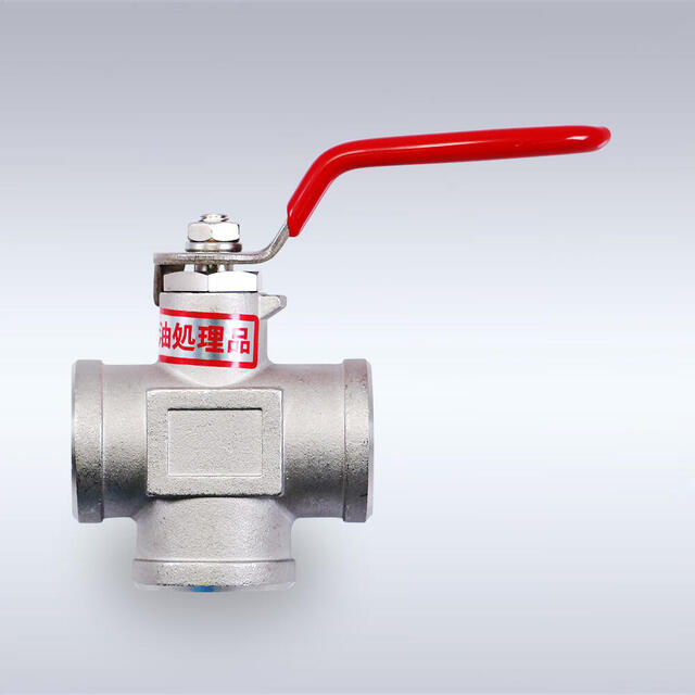 CSS-11型 PCW禁油仕様 ステンレス製 縦型3方ボールバルブ（10A）