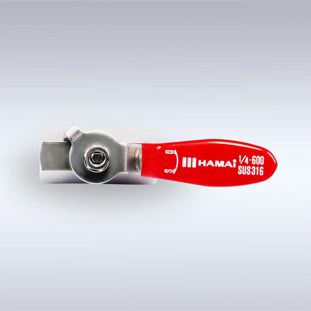 BSS-01/820型 レバーハンドル型 ステンレス製ボールバルブ（08A～50A）