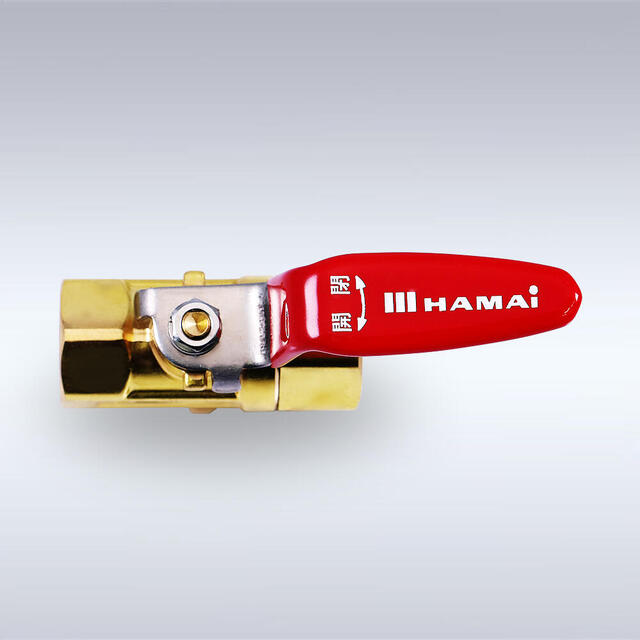 HBS-104-08Rc LPガス用集合装置向け ヘッダー用ボールバルブ