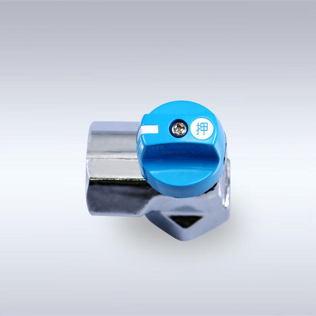 FBS-200-15Rc アングル型 ロック機能付き LPガス用可とう管ガス栓