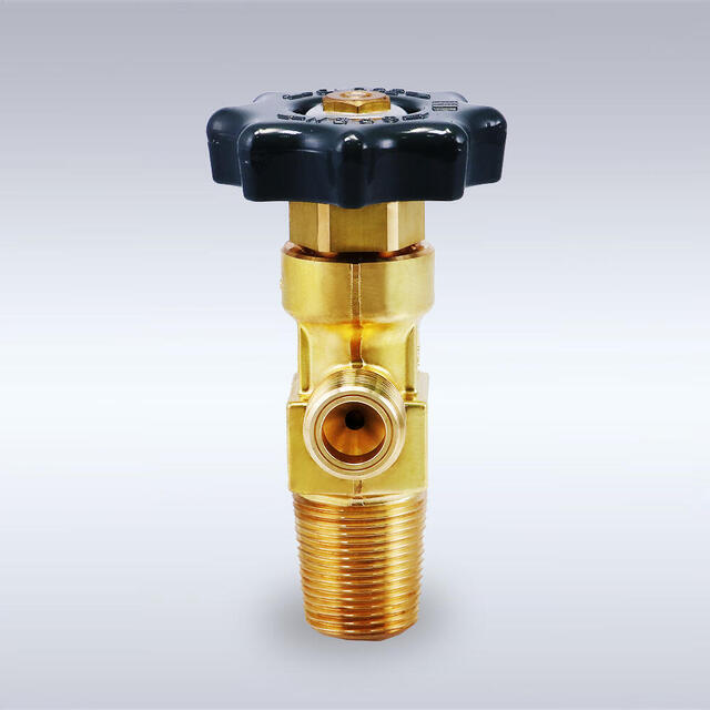 K-40型 中容器用 ハンドルタイプ 黄銅製バックシートバルブ（W22）