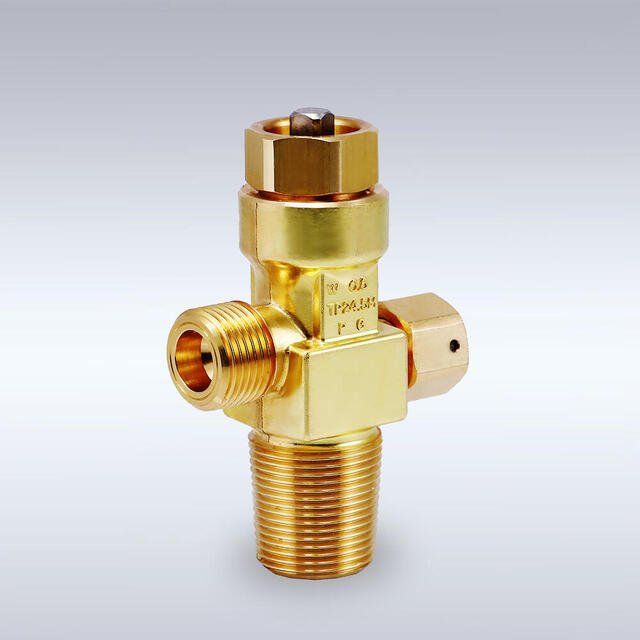 K-40型 中容器用 レンチタイプ 黄銅製バックシートバルブ（W22）