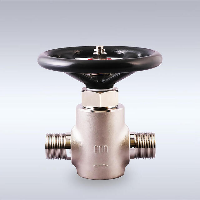 PS-115-R型 高純度ガス配管用 ステンレス製バックシートバルブ（ストレート型、15mm）