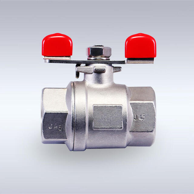 FST-02型 フルボア相当 つまみハンドル型 ステンレス製ボールバルブ（08A～25A）