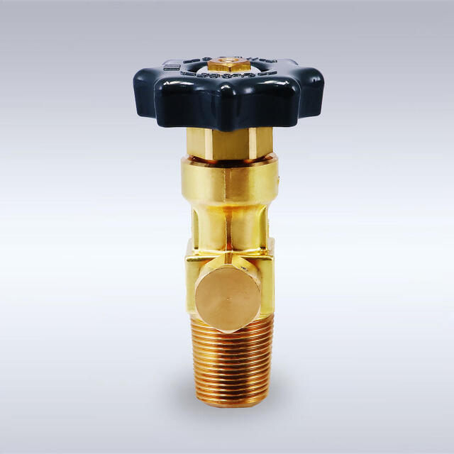 K-40型 中容器用 ハンドルタイプ 黄銅製バックシートバルブ（W22）