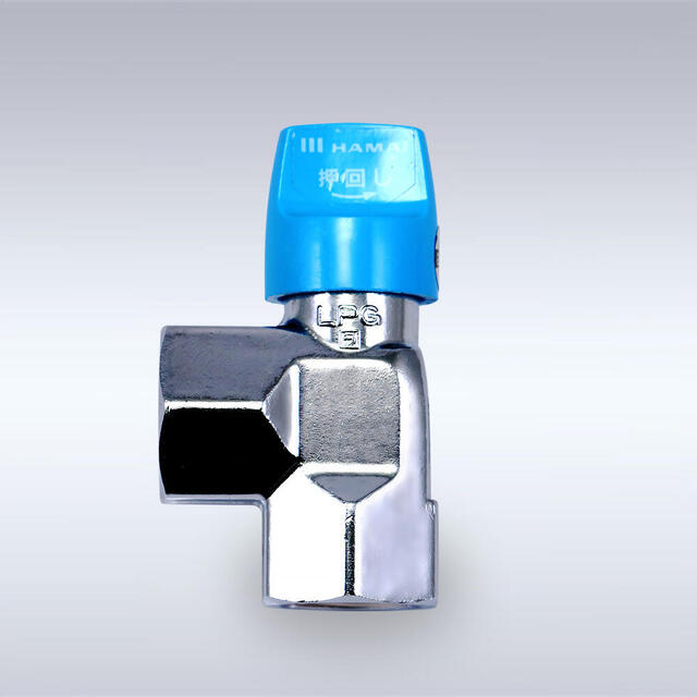 FBS-200-15Rc アングル型 ロック機能付き LPガス用可とう管ガス栓