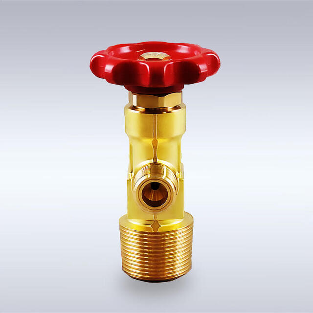 長尺容器用　 圧縮水素 ・    黄銅製手動バルブ　　　　　　　　　　　　　（19.6～35MPa・G-700）