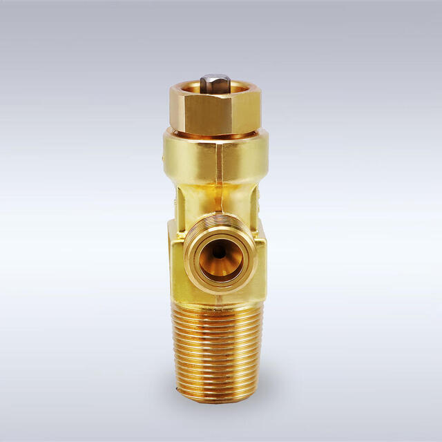 K-40型 中容器用 レンチタイプ 黄銅製バックシートバルブ（W22）