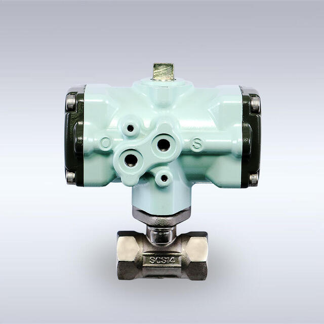 LAS-107型 ステンレス製 小型空圧自動ボールバルブ（08A～25A）