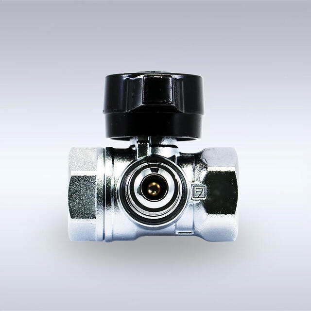 RBS-308型 検査孔付き つまみハンドル型 LPガス用ねじガス栓（15A・20A）