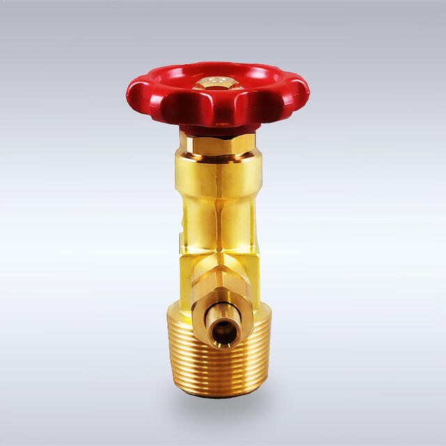 長尺容器用　 圧縮水素 ・    黄銅製手動バルブ　　　　　　　　　　　　　（19.6～35MPa・G-700）