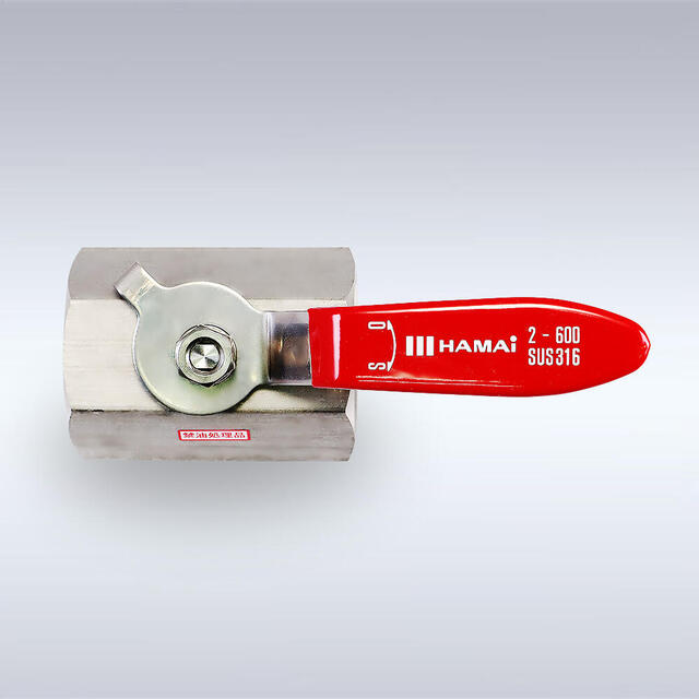 BSS-43/833型 PCW禁油仕様 レバーハンドル型 ステンレス製ボールバルブ（08A～50A）