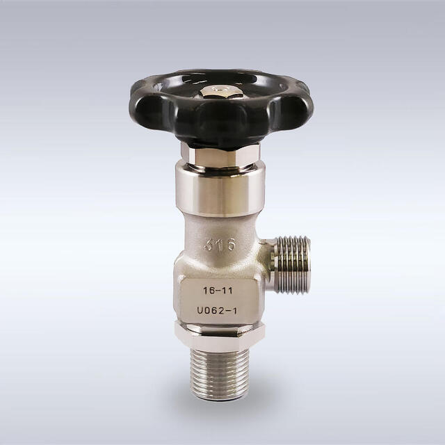 GS-12型 一般高圧ガス配管用 ステンレス製バックシートバルブ（アングル型、4mm）