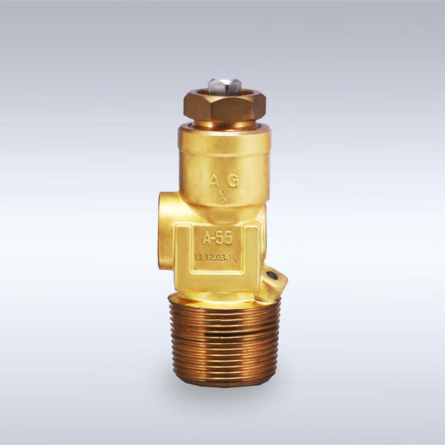 A-55-F型 溶解アセチレンガス用 メタルタッチ式 黄銅製ヨークバルブ