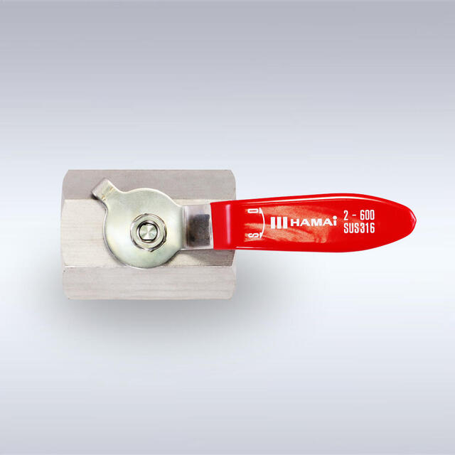 BSS-01/820型 レバーハンドル型 ステンレス製ボールバルブ（08A～50A）