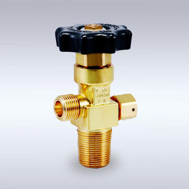 K-40型 中容器用 ハンドルタイプ 黄銅製バックシートバルブ（W22）