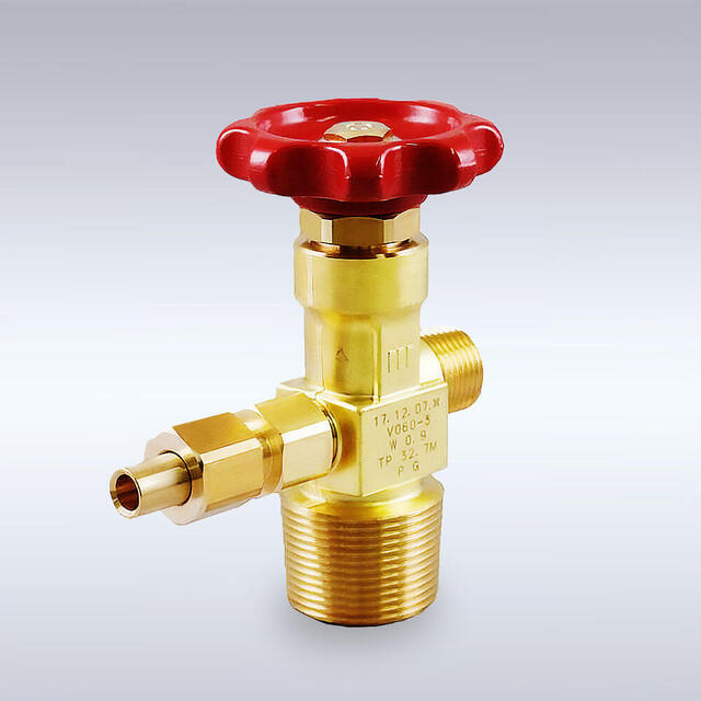 長尺容器用　 圧縮水素 ・    黄銅製手動バルブ　　　　　　　　　　　　　（19.6～35MPa・G-700）