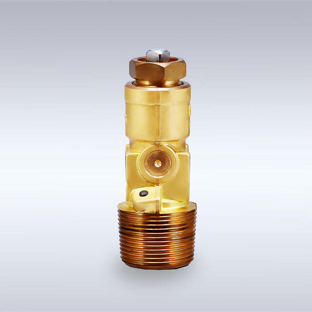 A-55-F型 溶解アセチレンガス用 メタルタッチ式 黄銅製ヨークバルブ