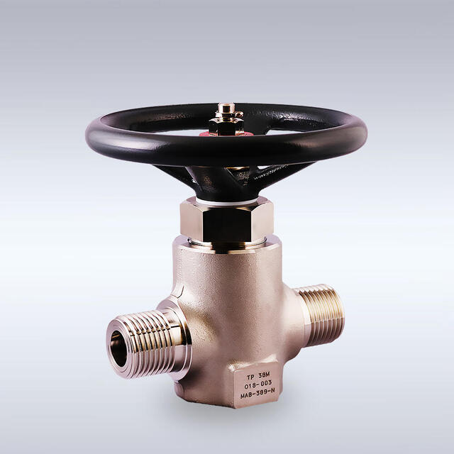 PS-115-R型 高純度ガス配管用 ステンレス製バックシートバルブ（ストレート型、15mm）