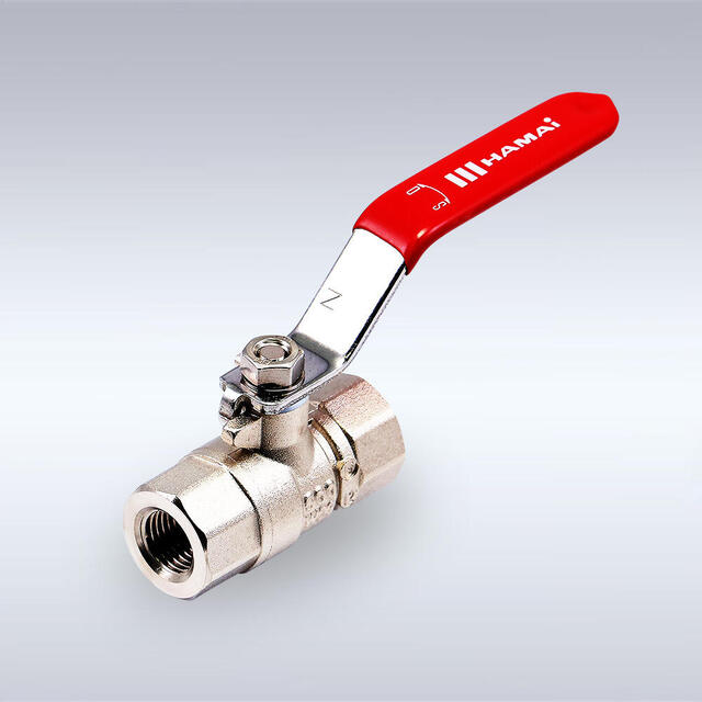 FBT-102型 メッキ仕様 フルボア相当 レバーハンドル型 黄銅製ボールバルブ（08A～50A）