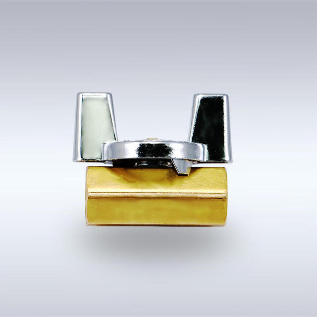 BBS-77/220/611型 蝶ハンドル型 黄銅製ボールバルブ（08A～50A）