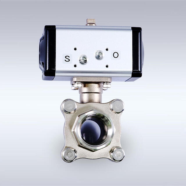 LAS-179型 フルボア相当タイプ ステンレス製 小型空圧自動ボールバルブ（10A～50A）