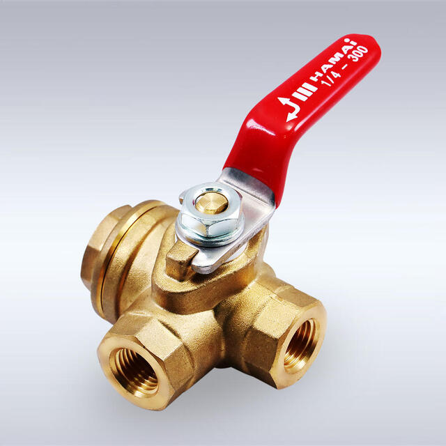 RBS-182型 黄銅製 ３方ボールバルブ（08A～25A）