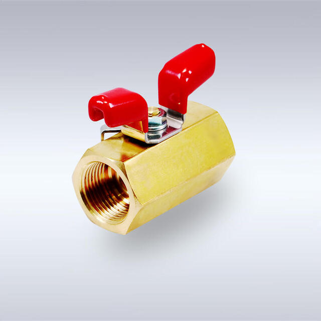 BBS-77/220/611型 蝶ハンドル型 黄銅製ボールバルブ（08A～50A）