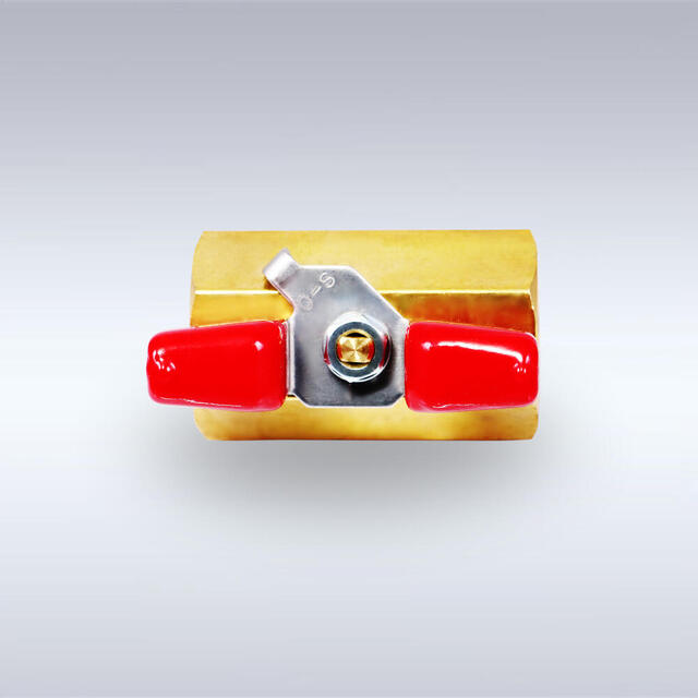 BBS-77/220/611型 蝶ハンドル型 黄銅製ボールバルブ（08A～50A）