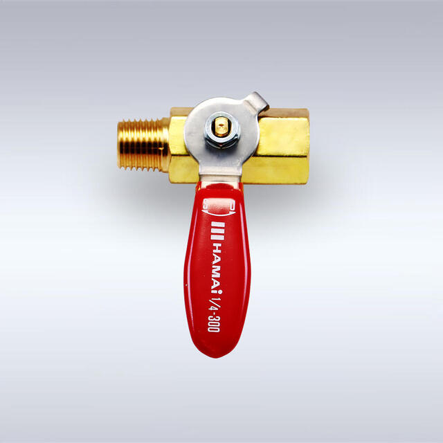 BBS-81型 オス×メス レバーハンドル型 黄銅製ボールバルブ（08A～25A）