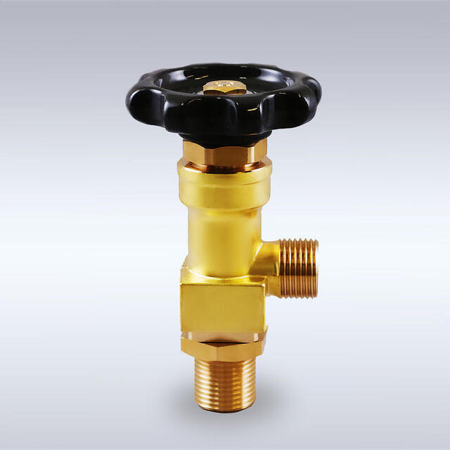 G-12型 一般高圧ガス配管用 黄銅製 バックシート式 充てん元弁（アングル型、4mm）