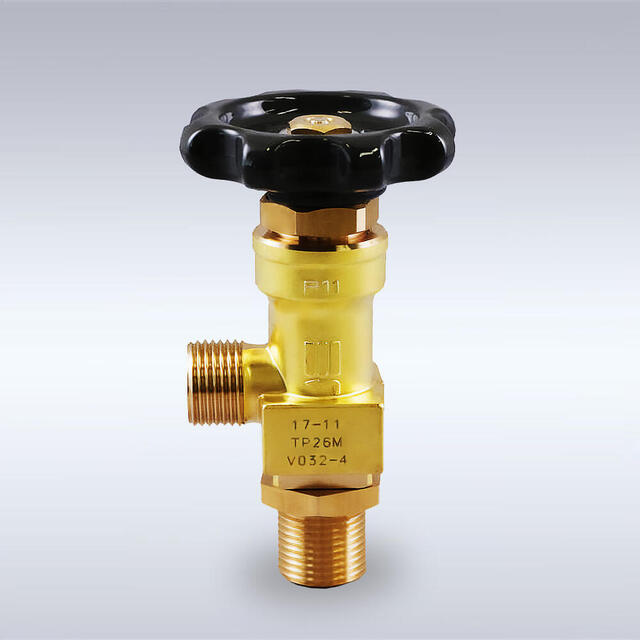 G-12型 一般高圧ガス配管用 黄銅製 バックシート式 充てん元弁（アングル型、4mm）