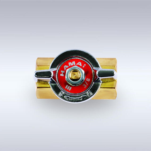 BBS-61型 エアー（水）抜き穴付き 黄銅製ボールバルブ（08A～15A）