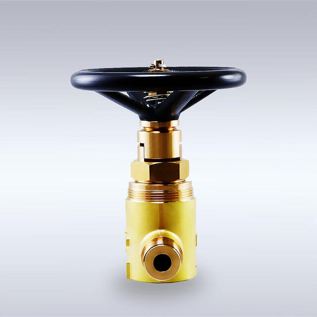 G-115-RB型 一般高圧ガス配管用 ボルト固定式 黄銅製バックシートバルブ（ストレート型、15mm）