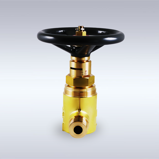 G-115-W2型 一般高圧配管用 ボルト固定式 改良型 黄銅製バックシートバルブ（ストレート型､15mm）