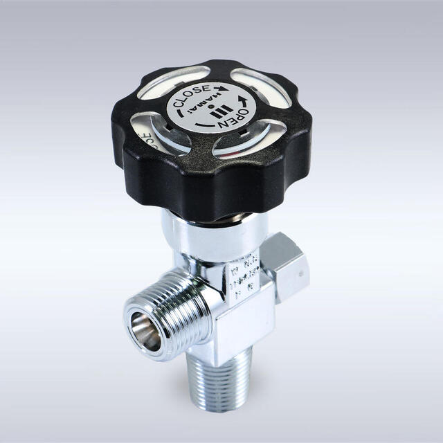 KX-10型 開閉表示ハンドル付き 容器用バルブ（スパイラル式）