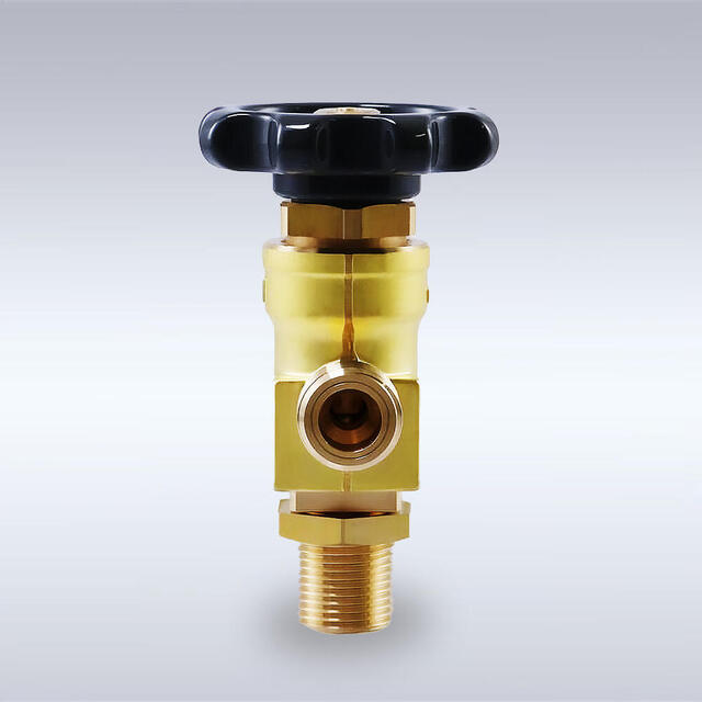 G-85型 一般高圧ガス配管用 黄銅製バックシートバルブ（アングル型、8mm）